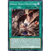 ROTA-EN055 Deception of the Sinful Spoils Secret Rare 1st Edition NM