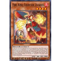 ROTA-EN098 Fire King Courtier Ulcanix Secret Rare 1st Edition NM