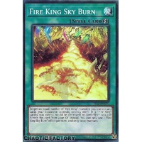 SR14-EN025 Fire King Sky Burn Super Rare 1st Edition NM