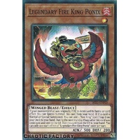 SR14-EN045 Legendary Fire King Ponix Super Rare 1st Edition NM