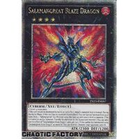 TN23-EN007 Salamangreat Blaze Dragon Quarter Century Secret Rare 1st Edition NM