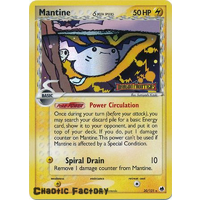 Mantine (Delta Species) - 20/101 - Rare Reverse Holo NM  Ex Dragon Frontiers