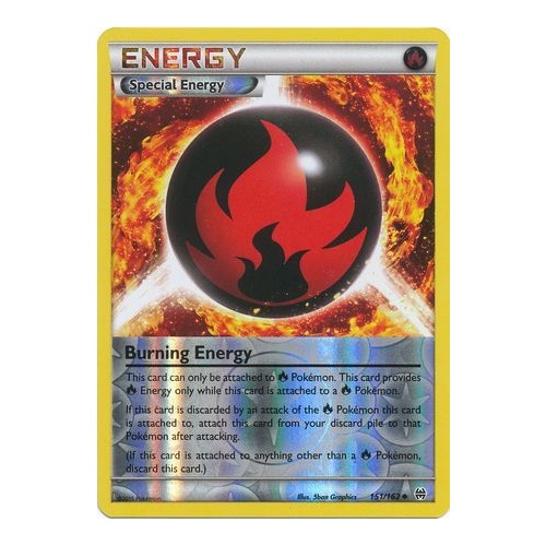 Pokemon TCG Burning Energy - 151/162 - Uncommon Reverse Holo