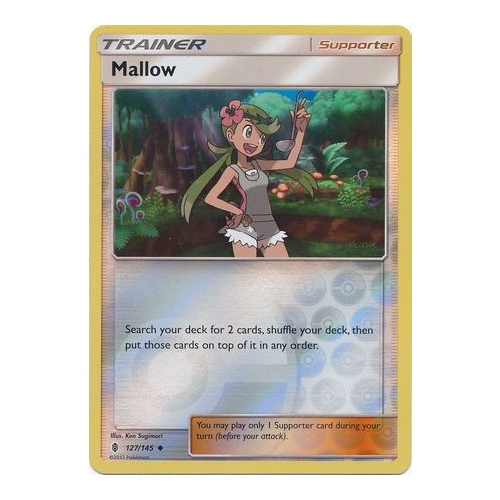 Pokemon TCG Mallow - 127/145 - Uncommon Reverse Holo