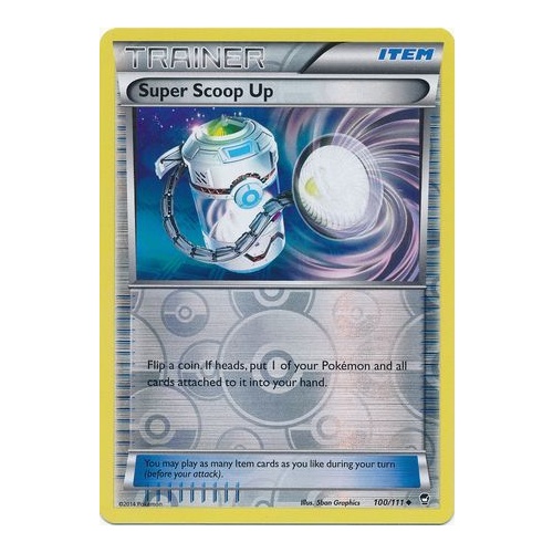 Pokemon TCG Super Scoop Up - 100/111 - Uncommon Reverse Holo - XY: Furious Fists