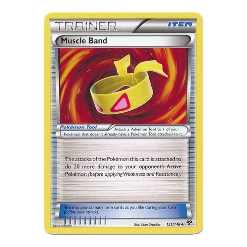 Pokemon TCG Muscle Band - 121/146 - Uncommon - XY (Base Set)