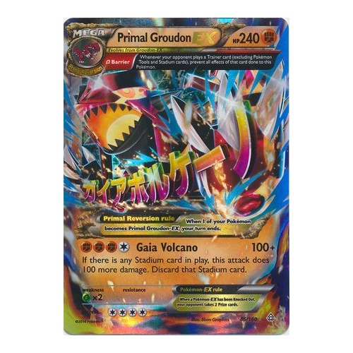 Primal Groudon EX - 86/160 - Ultra Rare