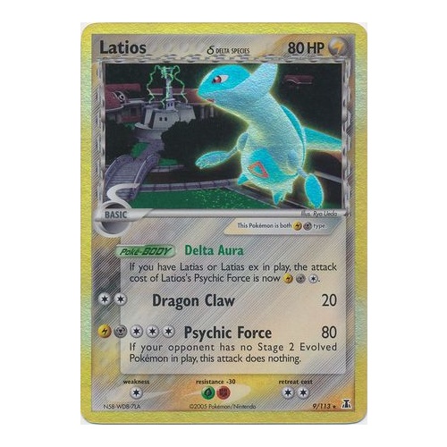 Latios (Delta Species) - 9/113 - Holo Rare NM