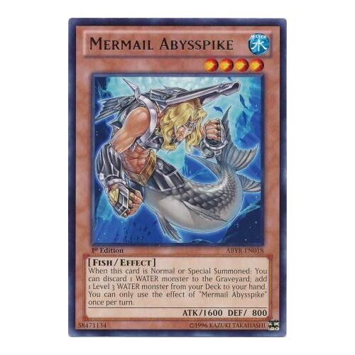 Mermail Abysspike - ABYR-EN018 - Rare 1st Edition NM