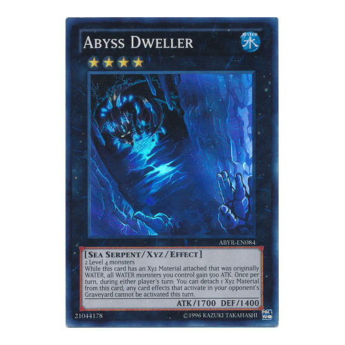 ABYR-EN084 Abyss Dweller Super Rare UNLIMITED Edition NM