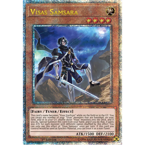 Quarter Century Secret Rare AGOV-EN004 Visas Samsara 1st Edition NM