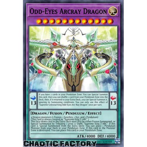 AGOV-EN030 Odd-Eyes Arcray Dragon Ultra Rare 1st Edition NM