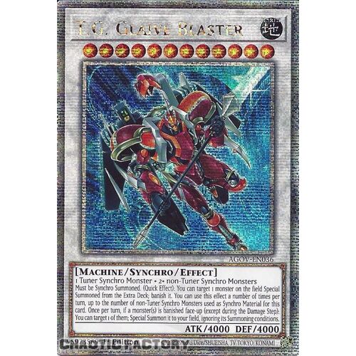 Quarter Century Secret Rare AGOV-EN036 T.G. Glaive Blaster 1st Edition NM