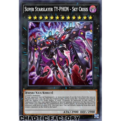 AGOV-EN042 Super Starslayer TY-PHON - Sky Crisis Ultra Rare 1st Edition NM