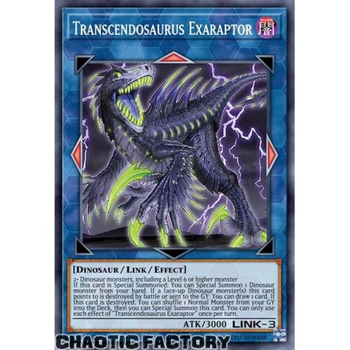 AGOV-EN044 Transcendosaurus Exaraptor Common 1st Edition NM