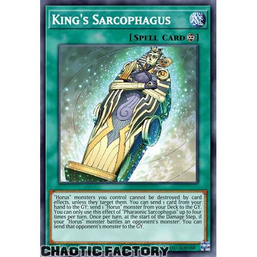 AGOV-EN058 King's Sarcophagus Ultra Rare 1st Edition NM