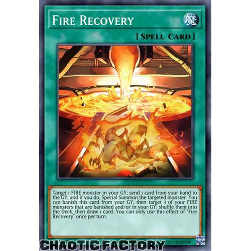 AGOV-EN059 Fire Recovery Super Rare 1st Edition NM