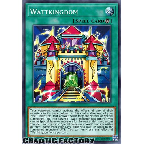 AGOV-EN062 Wattkingdom Common 1st Edition NM