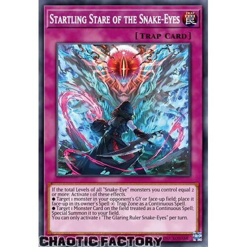 AGOV-EN075 Startling Stare of the Snake-Eyes Common 1st Edition NM