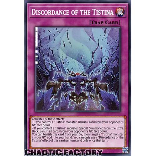 AGOV-EN092 Discordance of the Tistina Common 1st Edition NM