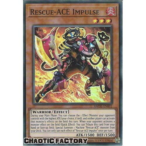 AMDE-EN001 Rescue-ACE Impulse Super Rare 1st Edition NM