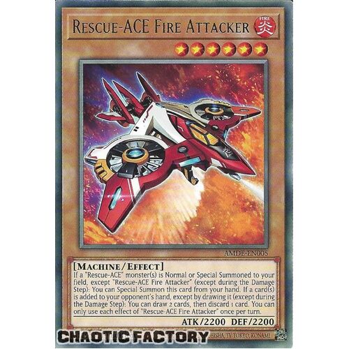 AMDE-EN005 Rescue-ACE Fire Attacker Rare 1st Edition NM