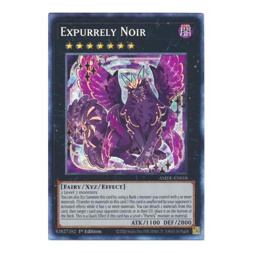 COLLECTORS RARE AMDE-EN018 Expurrely Noir 1st Edition NM