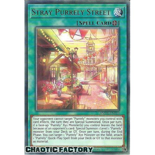 AMDE-EN019 Stray Purrely Street Rare 1st Edition NM