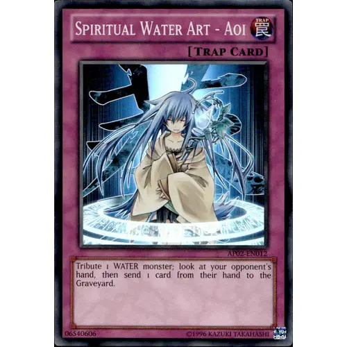 Spiritual Water Art - Aoi - AP02-EN012 - Super Rare NM