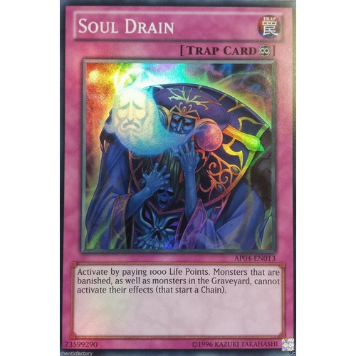 Soul Drain - AP04-EN013 - Super Rare - Astral Pack 4 NM