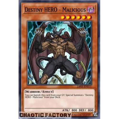 BLC1-EN030 Destiny HERO - Malicious Ultra Rare 1st Edition NM