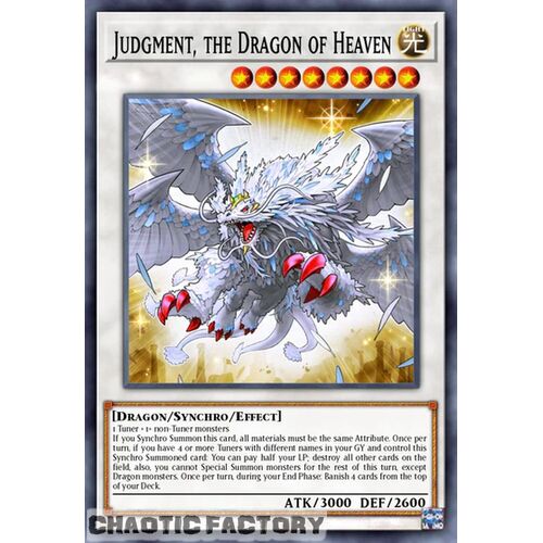 BLC1-EN046 Judgment, the Dragon of Heaven Ultra Rare 1st Edition NM