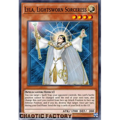 BLC1-EN055 Lyla, Lightsworn Sorceress Common 1st Edition NM