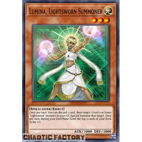 BLC1-EN057 Lumina, Lightsworn Summoner Common 1st Edition NM