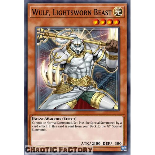 BLC1-EN058 Wulf, Lightsworn Beast Common 1st Edition NM