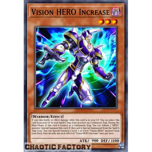 BLC1-EN082 Vision HERO Increase Common 1st Edition NM