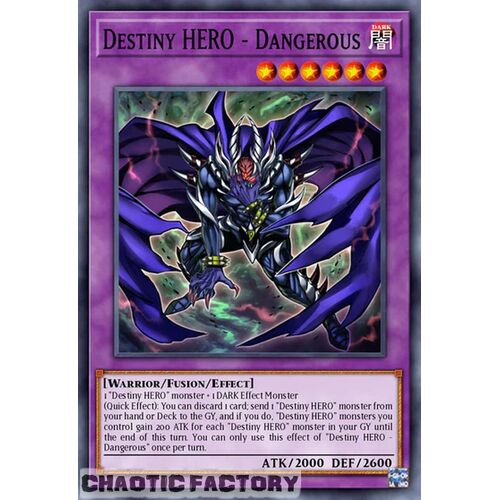 BLC1-EN100 Destiny HERO - Dangerous Common 1st Edition NM
