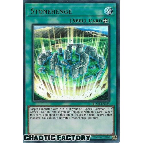 BLCR-EN024 Stonehenge Ultra Rare 1st Edition NM