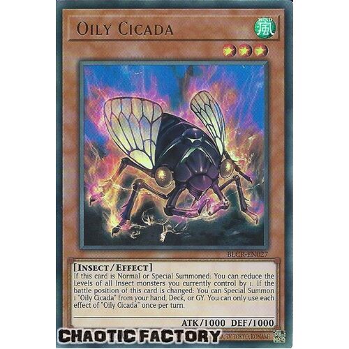 BLCR-EN027 Oily Cicada Ultra Rare 1st Edition NM