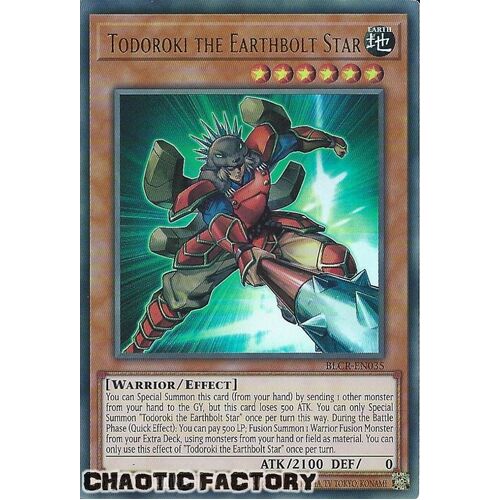 BLCR-EN035 Todoroki the Earthbolt Star Ultra Rare 1st Edition NM