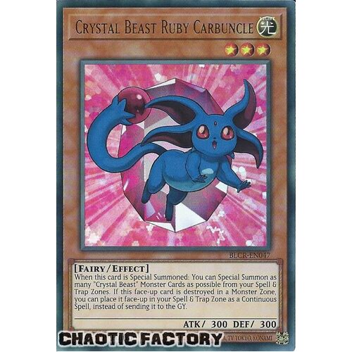 BLCR-EN047 Crystal Beast Ruby Carbuncle Ultra Rare 1st Edition NM