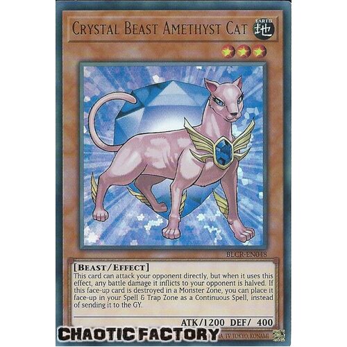 BLCR-EN048 Crystal Beast Amethyst Cat Ultra Rare 1st Edition NM