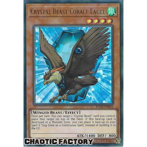 BLCR-EN052 Crystal Beast Cobalt Eagle Ultra Rare 1st Edition NM