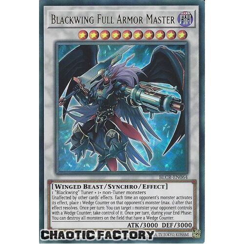 BLCR-EN064 Blackwing Full Armor Master Ultra Rare 1st Edition NM