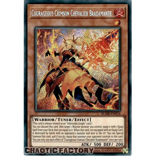 BLMR-EN014 Courageous Crimson Chevalier Bradamante Secret Rare 1st Edition NM