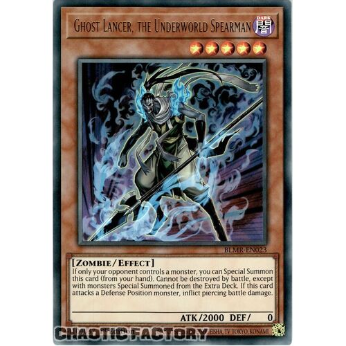 BLMR-EN023 Ghost Lancer, the Underworld Spearman Ultra Rare 1st Edition NM