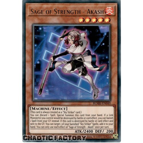 BLMR-EN049 Sage of Strength - Akash Ultra Rare 1st Edition NM