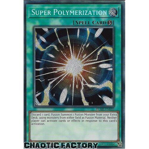 BLMR-EN089 Super Polymerization Secret Rare 1st Edition NM