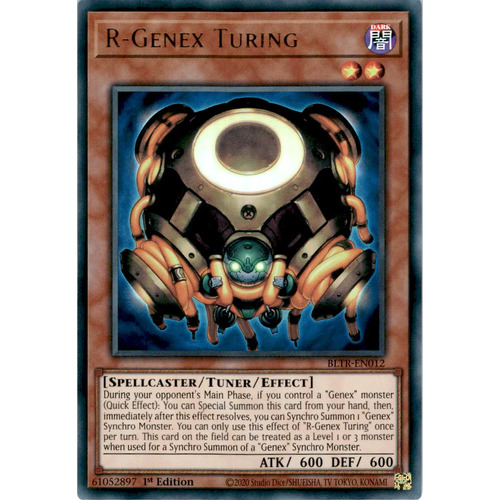 BLTR-EN012 R-Genex Turing Ultra Rare 1st Edition NM