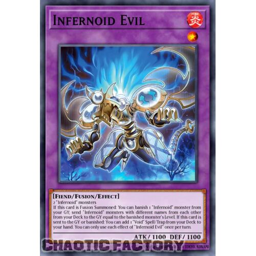 BLTR-EN013 Infernoid Evil Secret Rare 1st Edition NM